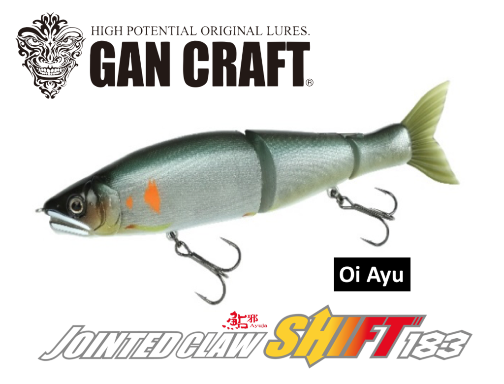 Gan Craft Jointed Claw SHIFT 183 Swim Bait