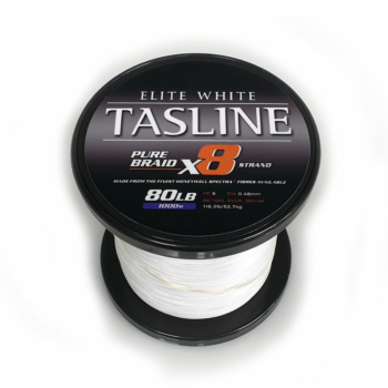 Dive into extreme fishing with Tasline Elite White – the pure 8-strand  sensation! 🎣🌊 Crafted without coatings or additives, this