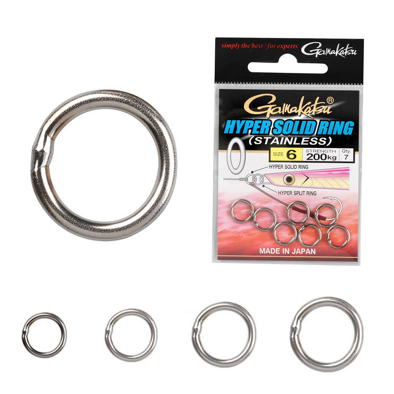 Gamakatsu 408000-4 Superline Split Ring, Size 4-48lb